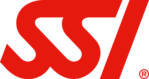 Wordmark Red Close up of the SSI red and white logo used for branding